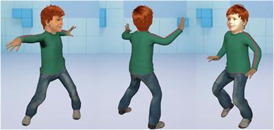 Affectional interactions with your animated child avatar can enhance wellbeing